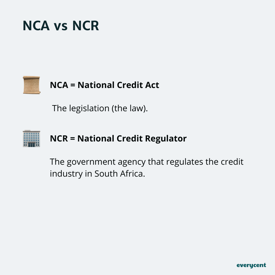 National Credit Act vs National Credit Regulator