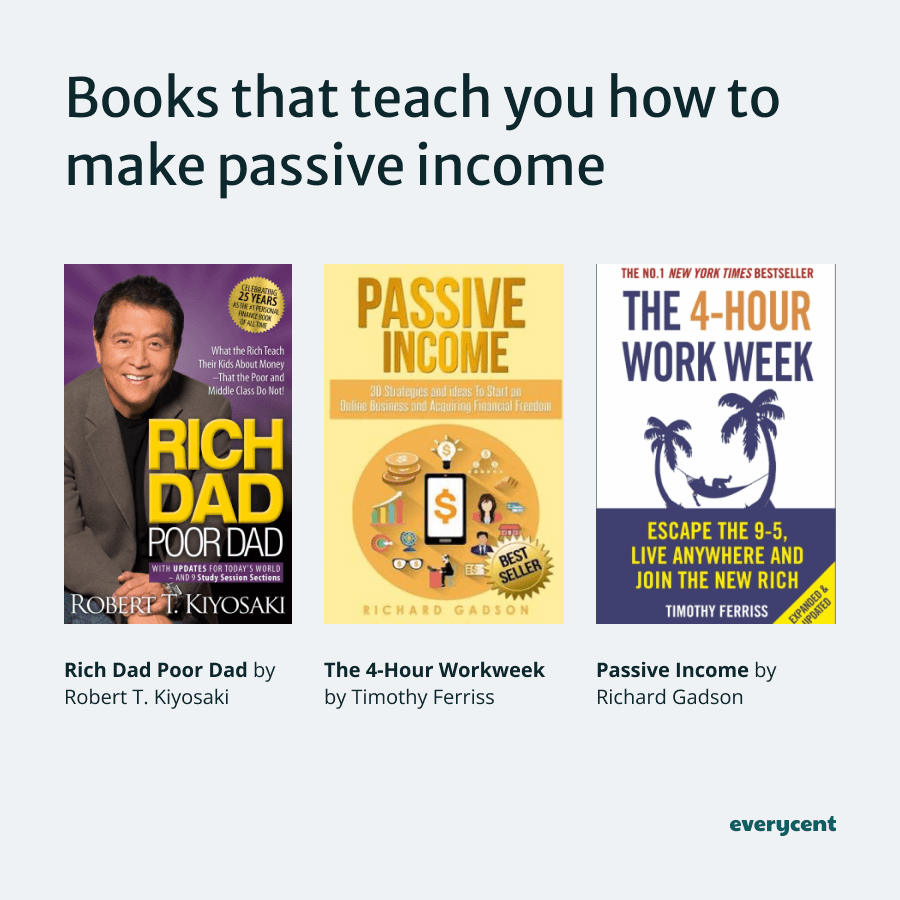 Three books that teach you how to make passive income